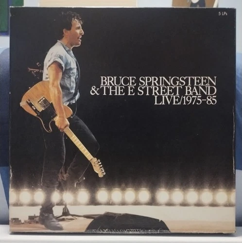 BRUCE SPRINGSTEEN/E-STREET BAND Live/1975-1985 EX COLUMBIA 5xLP BOX SET 36p book
