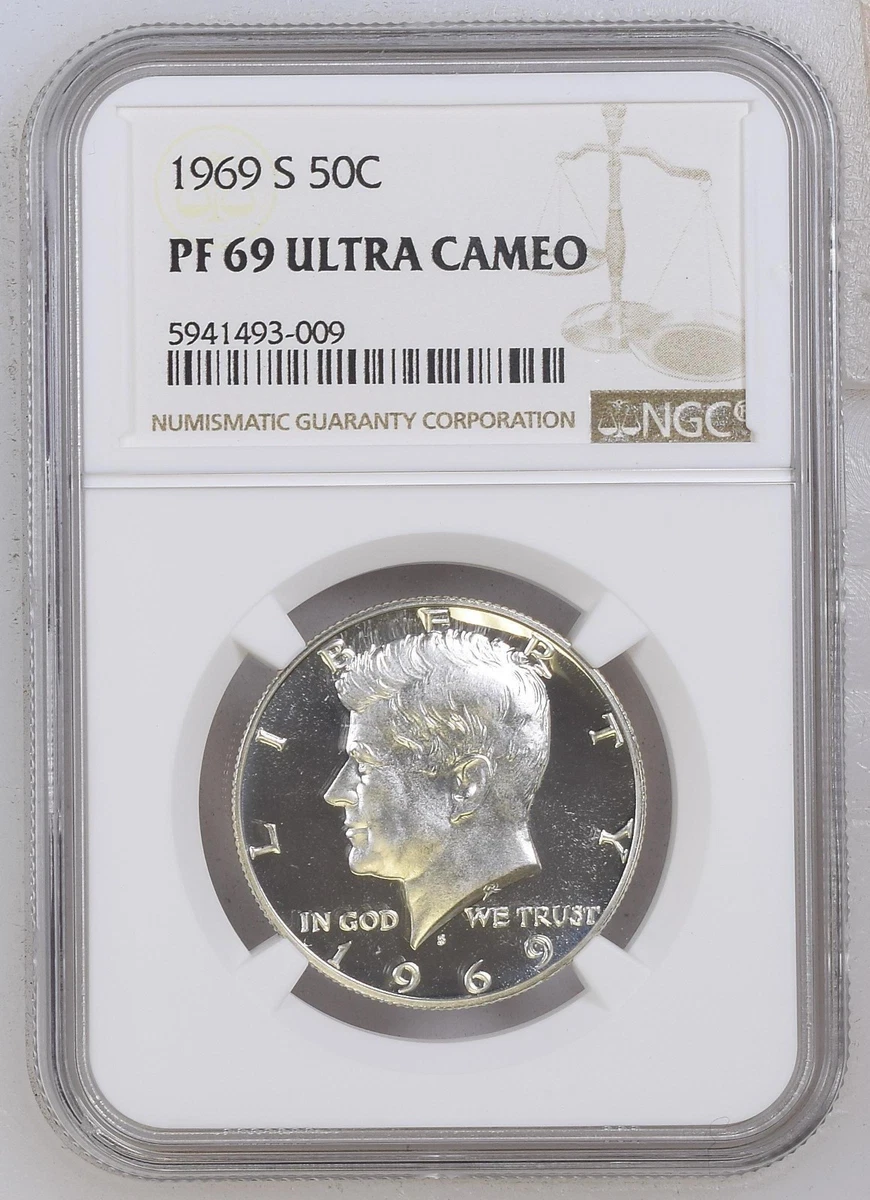 PR 69 Graded 1969 Kennedy US Half Dollars (1964-Now) for sale | eBay