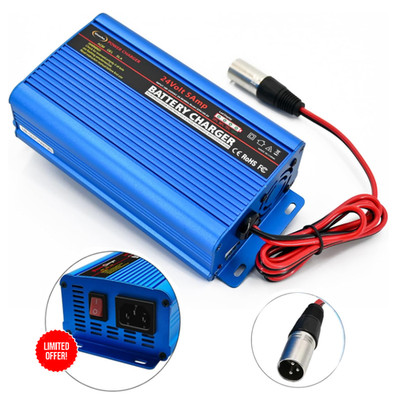 Unocho 24V 5A Batterieladegerät 4-Stufen Smart Ladegerät für Ble