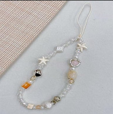 Beaded Camera Wrist Strap Cute Digital Camera Charm Lanyard Phone Charms Strap B