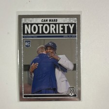 2025 Panini Mosaic Notoriety Cam Ward Rookie Insert #17 Tennessee Titans QB NFL