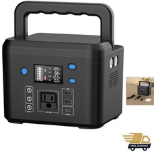 200W Portable Power Station, 120Wh/33,000mAh Power Bank with AC Outlet, 110V ...