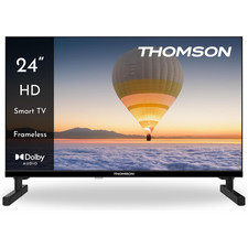 Thomson 24 Zoll Smart TV HD Fernseher Triple Tuner WLAN Bluetooth 60cm Schwarz