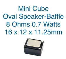 Soundtraxx Mini Cube Oval Speaker & Baffle ~ For N or HO Scale ~ 810154