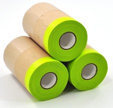 Masking Paper Pre-Taped Masking Paper for Painting Tape and Drape Painters Pa...