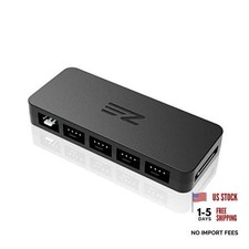 10-Port PWM Fan Hub, 4-Pin  3-Pin Fan Splitter for PC Fans
