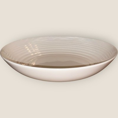 Gordon Ramsay Royal Doulton Labyrinth Servier Salat Schüssel 12'' weiß sehr guter Zustand