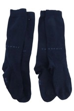 Esprit Damensocken Strümpfe Blau Gr. 31-34 Casual Klassisch Baumwolle