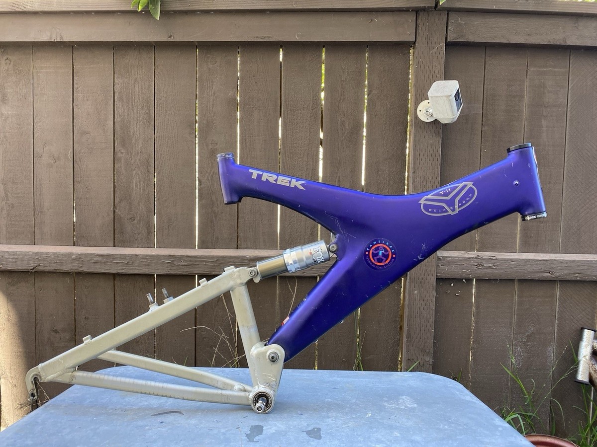 Vintage Trek OCLV Carbon Full Suspension Y-11 MTB Frame 19in Fox