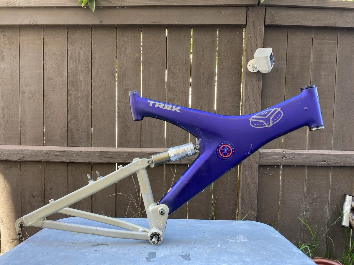 Vintage Trek OCLV Carbon Full Suspension Y-11 MTB Frame 19in Fox