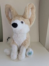 FAO Schwarz Save The Earth Fennec Fox Plush Stuffed Animal Tan White Medium
