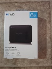 New Western Digital WD Portable easystore 6TB HDD