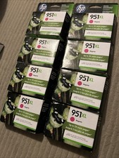 Genuine HP 951XL Magenta OEM High Yield Ink Cartridge Exp. Nov /2019 Lot Of 8