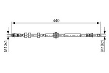 Flexible de frein Porsche Macan