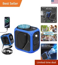 Portable Waist Fan Rechargeable 10000mAh, 5 Speeds 13000RPM Strong Airflow Perso