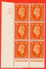 SG. 465. Q10. 2d Orange. A fine mounted mint " Control E39 cylinder 10 no B59636