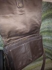 Wilson Leather Brown Leather Shoulder/Messenger Bag w/ Adjustable Strap, Pockets — photo 6