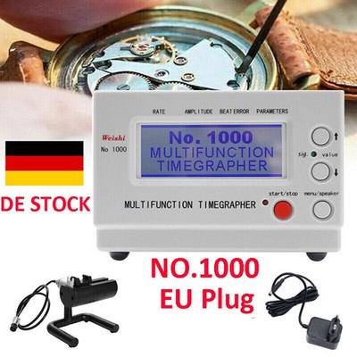 Weishi No.1000 Timegrapher Mechanische Uhr Timing Machine Multifunktions EU Plug