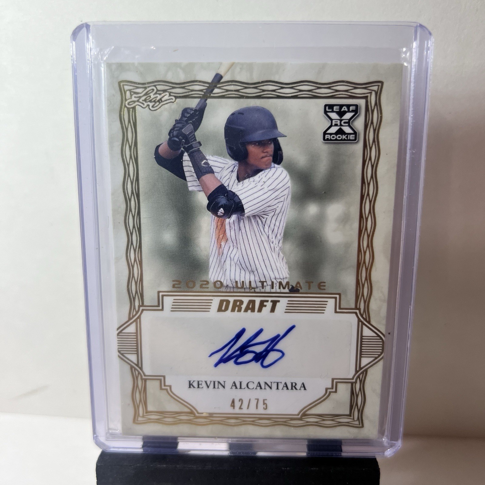 2020 Leaf Ultimate Draft Prospect Signatures BA-KA2 Kevin Alcantara Auto /75
