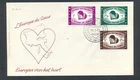 D455904 Belgium FDC Europe from the Hearth 1959
