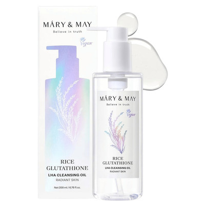 Mary&May Rice Glutathione LHA Cleansing Oil 200 ml - Make-up-Entfernungsöl