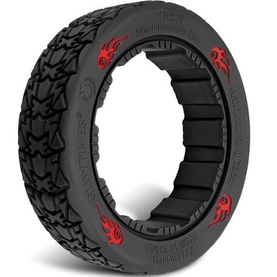 10-2.75 Off Road Gokart Tire, Fit for Ninebot S Max Self-balancing Scooter, G...