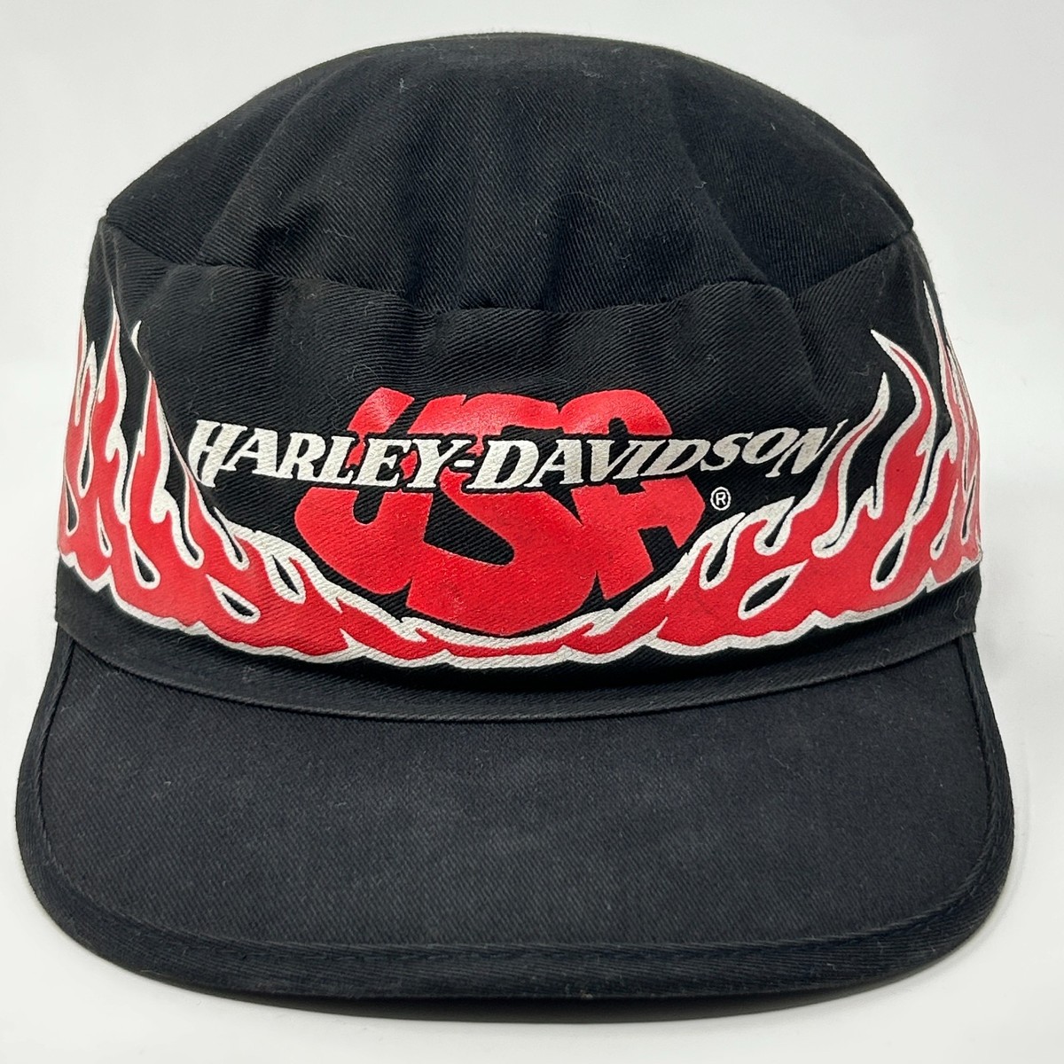 ビンテージ Harley Davidson キャップ フレイムス 炎 ハーレー ビンテージ Harley Davidson キャップ フレイムス 炎 USA製