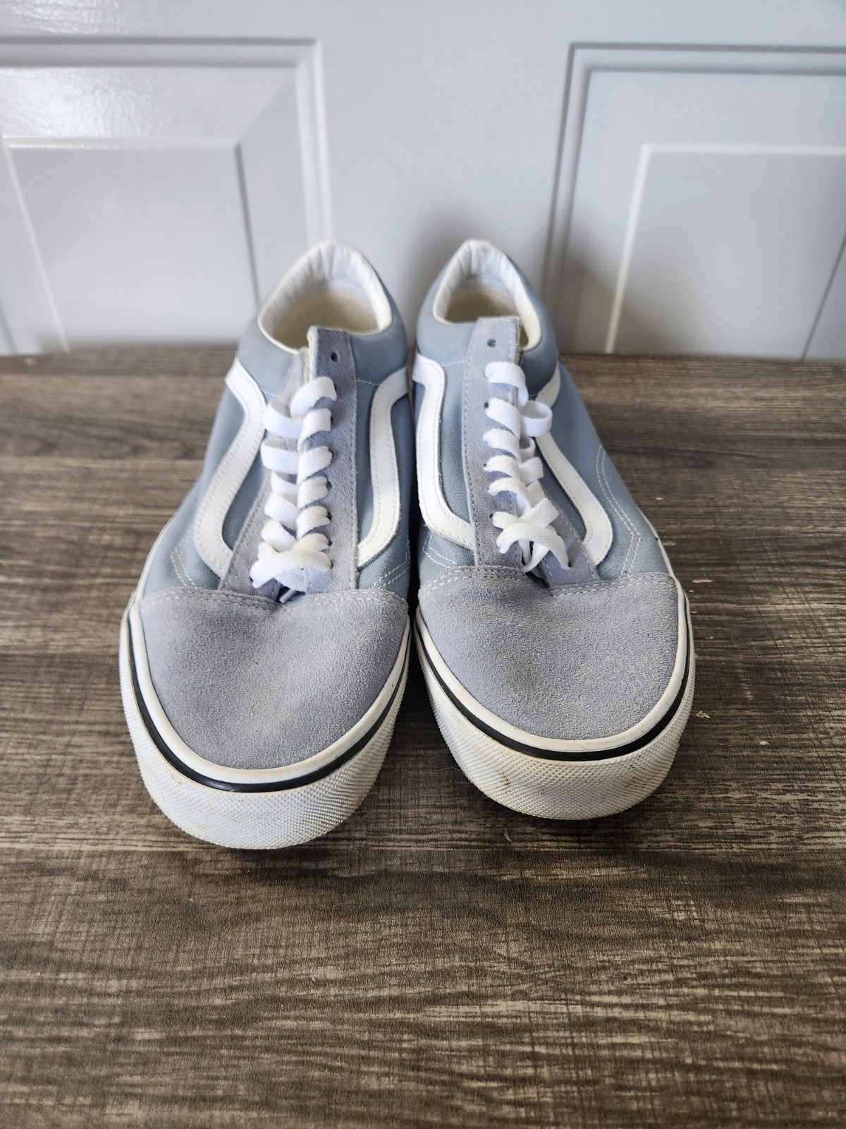 VANS Old Skool Stackform Suede Gray Platform 7213… - image 1