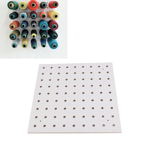 HG (White 300x300mm)25 Spools Sewing Thread Holder Wall Mounted Sewing Thread - Picture 8 of 12