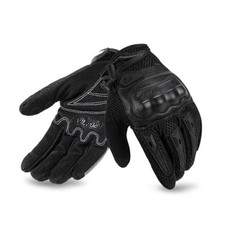Motorcycle Gloves for Men and Women - Motorbike Powersports Large Black-02