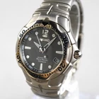 SEIKO Diver KINETIC TITANIUM 200m 5J22-0B80 Men's 40mm Watch Vintage New Battery