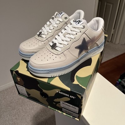 A Bathing Ape Bapesta #5 M1 Beige DS Size 8.5M 