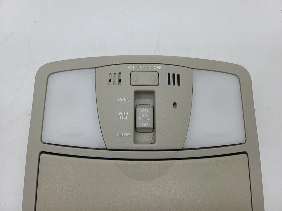 Nissan Murano 2009-2013 consola superior domo mapa luz con techo corredizo 26430-JK060 Foto 2 de 4