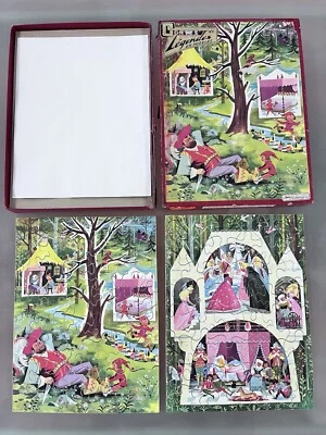 2 Puzzles en Bois Vintage No 23. Contes et Légendes 2 wooden puzzels - Photo 1/4