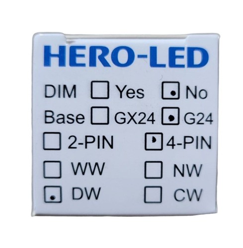 *NEW* 6-Pack CFL LED Lamp G24 Base 4-Pin LED Bulb, 8 Watts 18W Equivalent - Picture 3 of 5