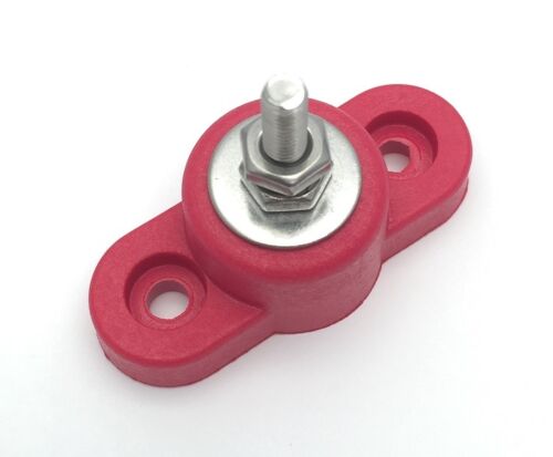 Red & Black Junction Block Power Post Set Insulated Terminal Stud #10 Ring - Bild 7 von 8