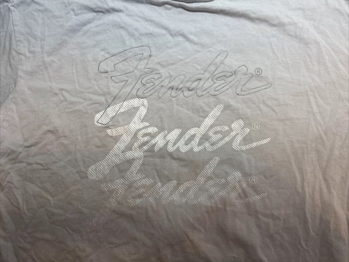 H&M Fender Oversized Ribbed Neck T-Shirt