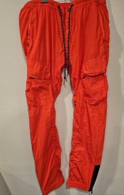 RLX Ralph Lauren Orange Ripstop Cargo Pants Utility Paratrooper