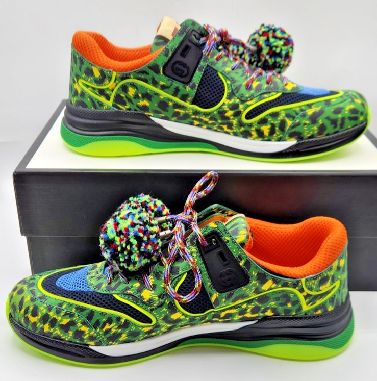 Gucci Dover Street Market Ultrapace Pom-Pom Mesh Men's Sneakers UK8 US8.5 thumbnail 4