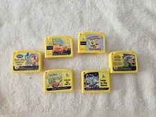 My First Leappad Games Lot Of Six SpongeBob, Disney, Jayjay