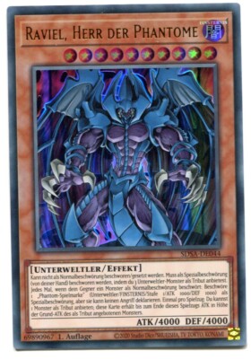Yu-GI-OH Raviel Herr der Phantome Ultra Rare SDSA-DE044 NEU!