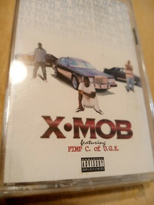M.O.B. ‎g-rap X-MOB -GHETTO MAIL---1995 TEXAS RAP SEALED CASSETTE TAPE w/ PIMP C