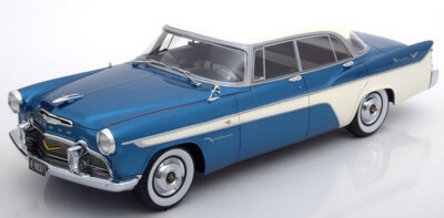 1/18 BOS Best of Show Desoto Firedome 4-Door Seville Bleu White BOS237