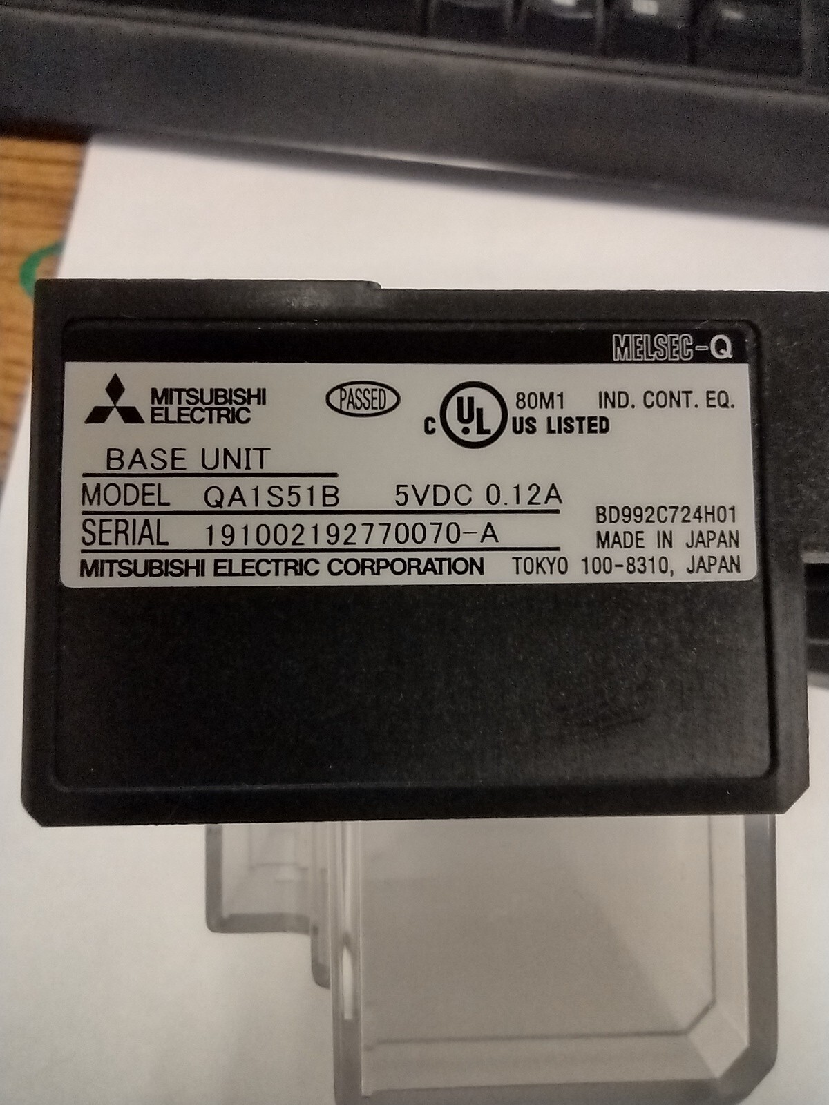 MITSUBISHI Base Unit QA1S51B - EXTENSION RACK for PLC - Fast USA Shipping! #W4