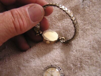 Montre Vintage Wittnauer Femme Ln5113-528 - Plaquée Or, Mécanique Manuelle, 17 Bijoux