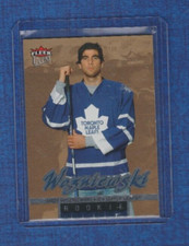 2005-06 NHL Fleer Ultra Hockey Rookie Card GOLD # 249 Andy Wozniewski