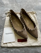 Valentino Rockstud Ballerina Flats