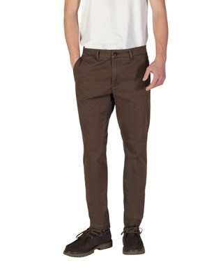 Borghese Casual Chinos Model Regular Fit Men Brown Pants