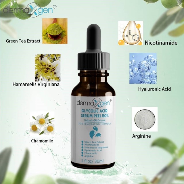 dermaXgen Glycolic Acid Skin Resurfacing Serum for sale online eBay