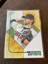 020: 2021 Topps Gallery SHANE BIEBER # /250 - Green Modern artists -SSP- MA-14